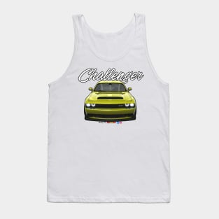 Challenger SRT Yellow by pjesusart Tank Top